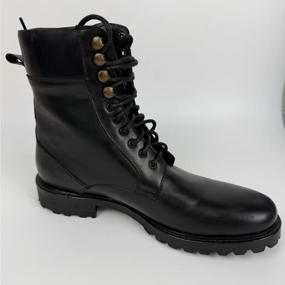 Men’s AF Ankari Floruss Combat Boots Black Size 7 Grunge Punk Biker Hipster Lug - Picture 7 of 14